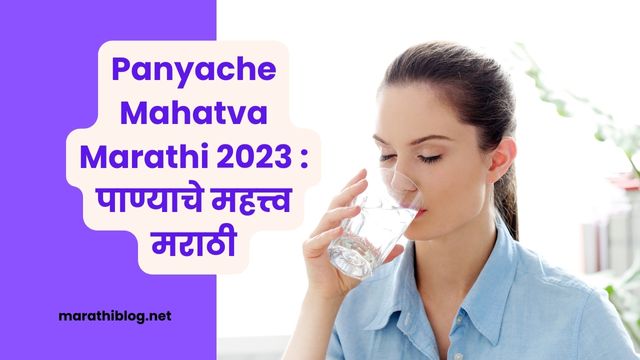 Panyache Mahatva